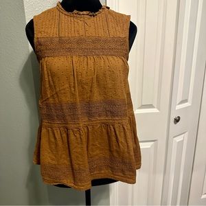 Babydoll mustard tank.